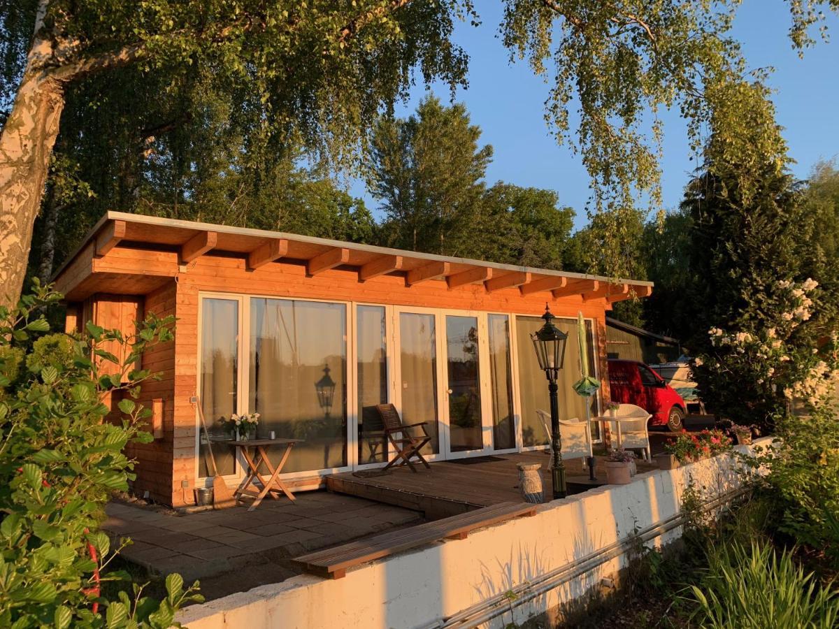 Tiny House Oder Ferienwohnung Auf Der Sunset Marina Berlino Esterno foto
