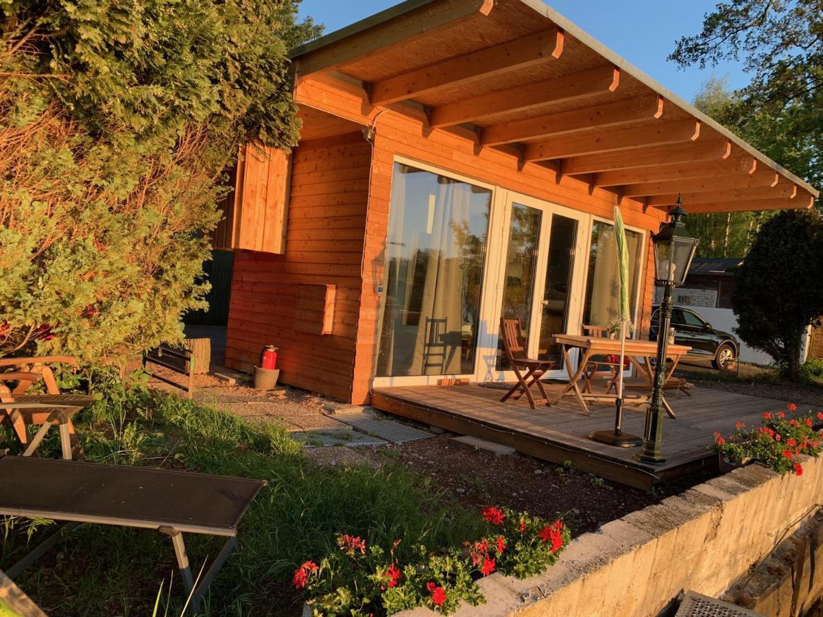 Tiny House Oder Ferienwohnung Auf Der Sunset Marina Berlino Esterno foto